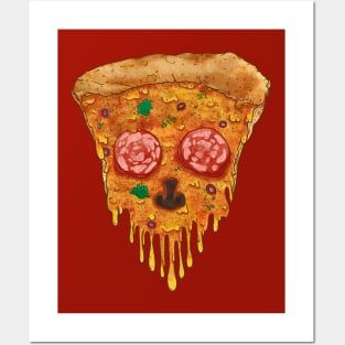 Pizza de los muertos Posters and Art